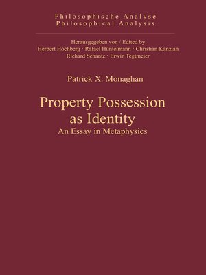 cover image of Property Possession as Identity